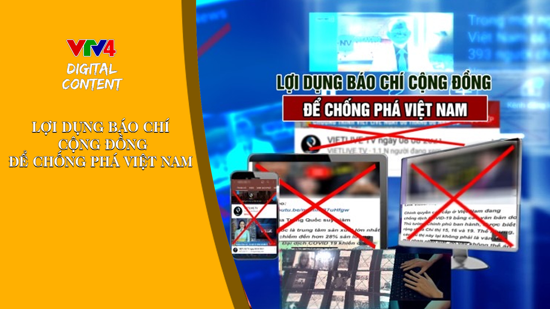Lợi dụng báo chí cộng đồng để chống phá Việt Nam
